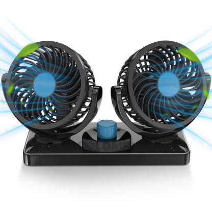 Ventilador FRESHCAR Doble Cabezal 360º - Para Auto