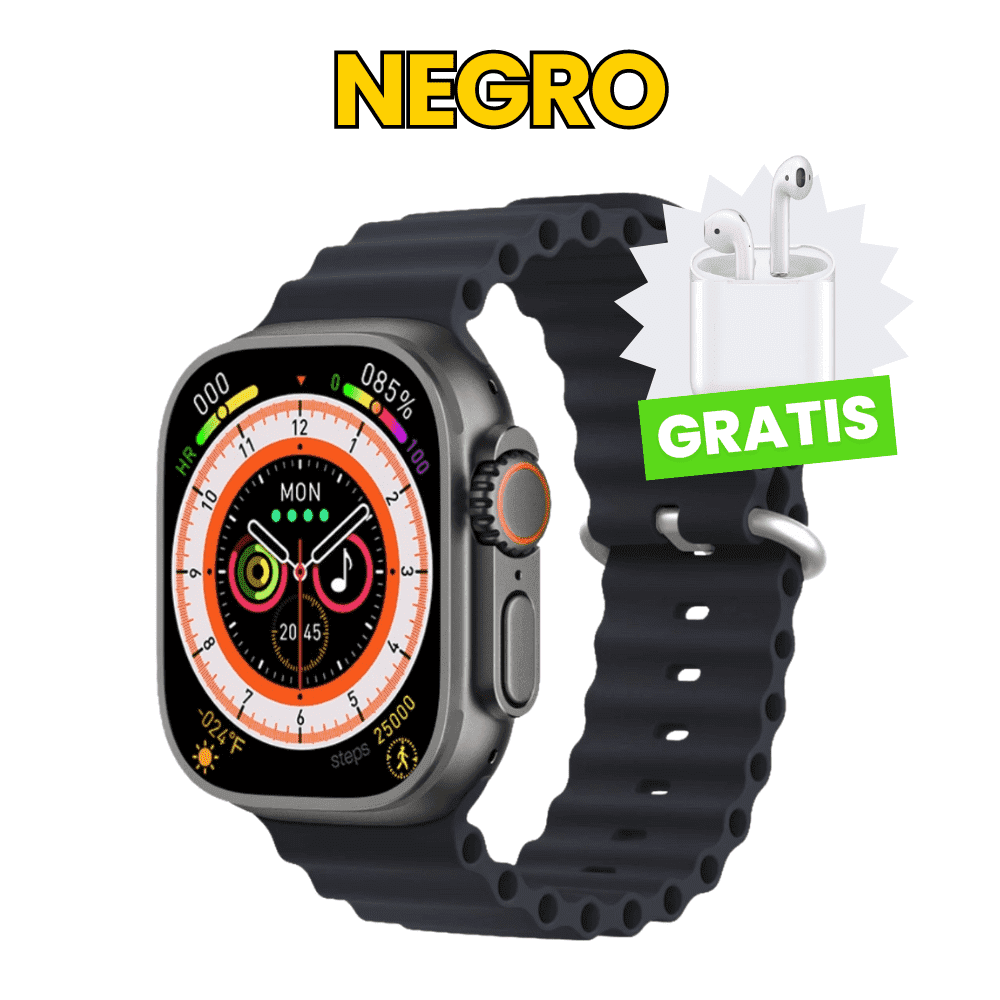 Combo Reloj Inteligente Ultra 8 + AirPods® ÚLTIMAS UNIDADES🚨