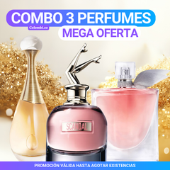 Combo 3 Perfumes Mujer - Scandal | J'adore | La Vie Est Belle