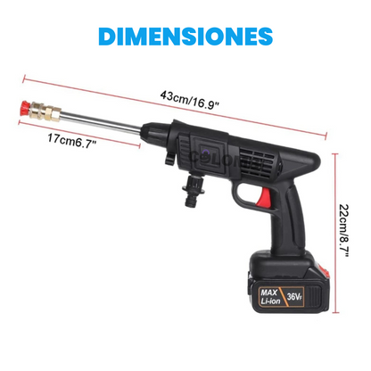 Hidrolavadora PROWASH Portátil - Recargable