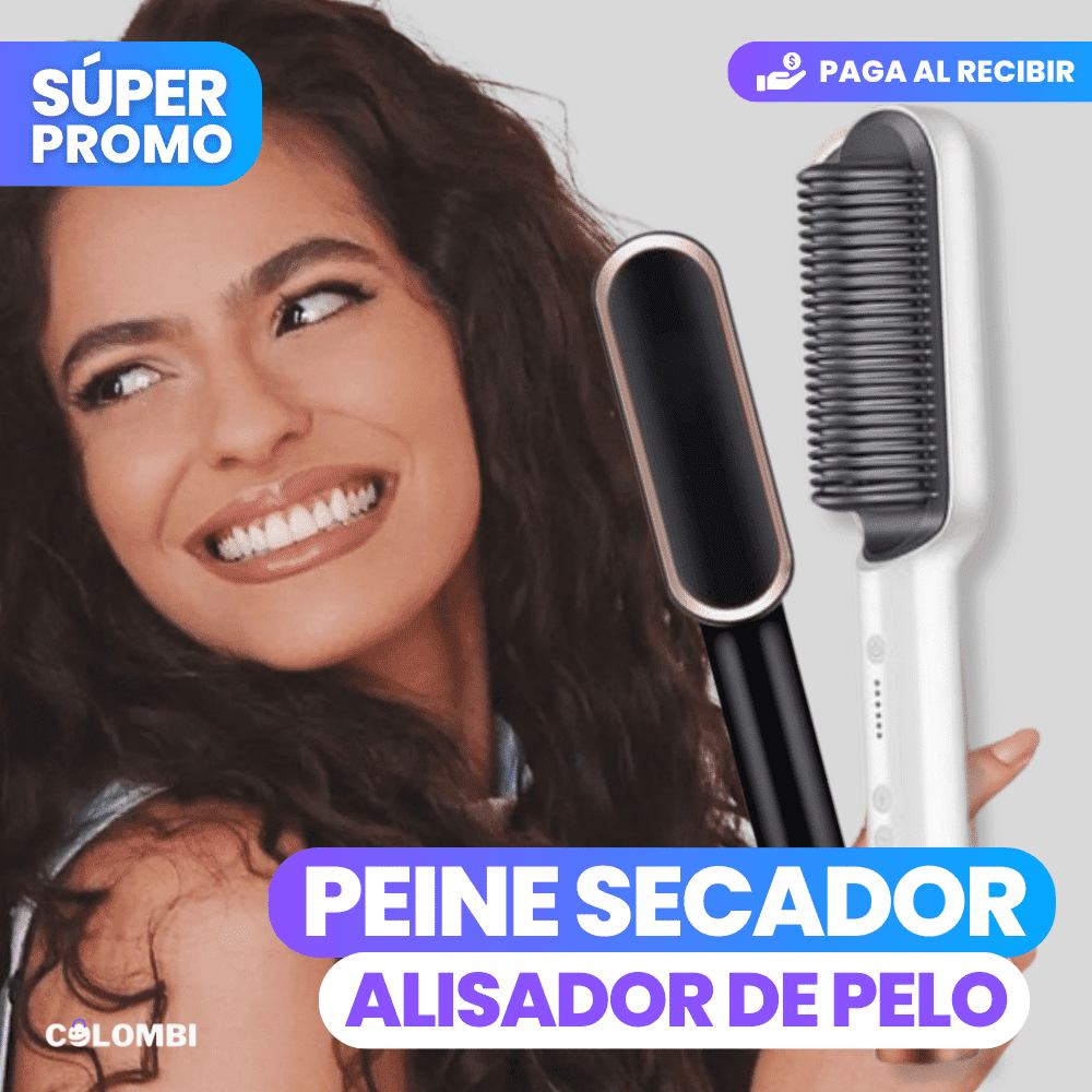 Peine Secador - Alisador de Pelo 2.0